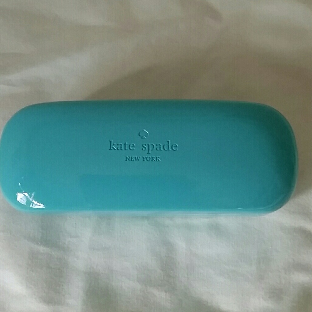 Blue Kate Spade glasses case